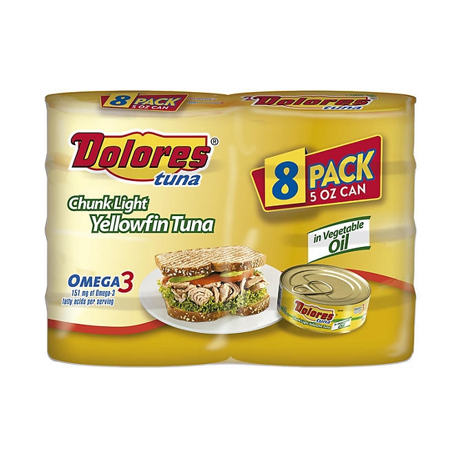 Dolores Yellowfin Tuna Canned in Oil, 5 oz., 8 pk. - Image 2