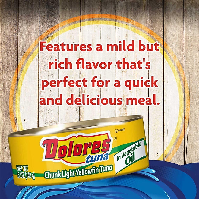 Dolores Yellowfin Tuna Canned in Oil, 5 oz., 8 pk. - Image 4