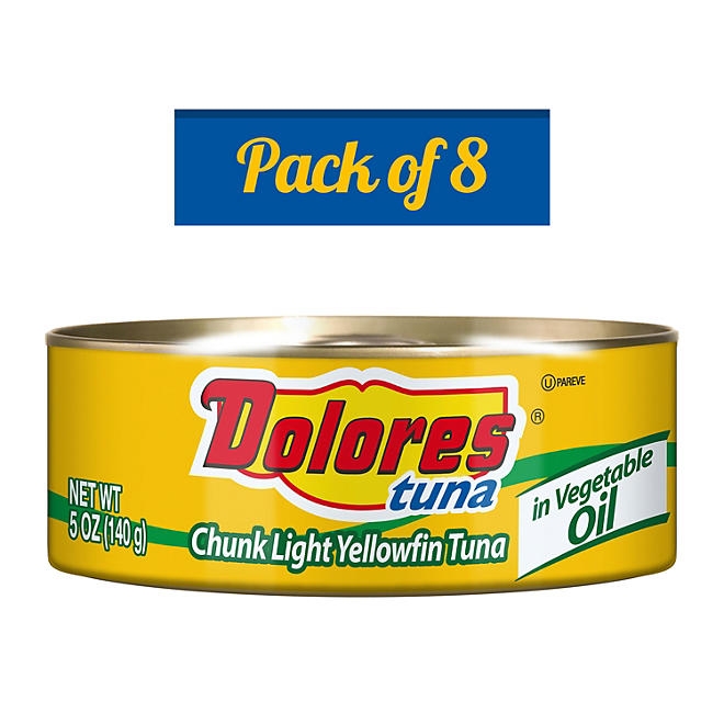 Dolores Yellowfin Tuna Canned in Oil, 5 oz., 8 pk. - Image 7