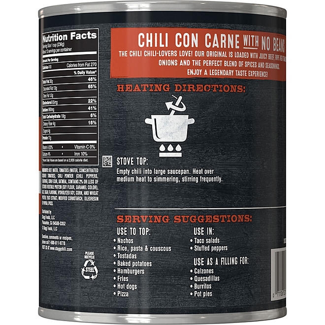 Stagg Chili Con Carne No Beans, 108 oz. - Image 3