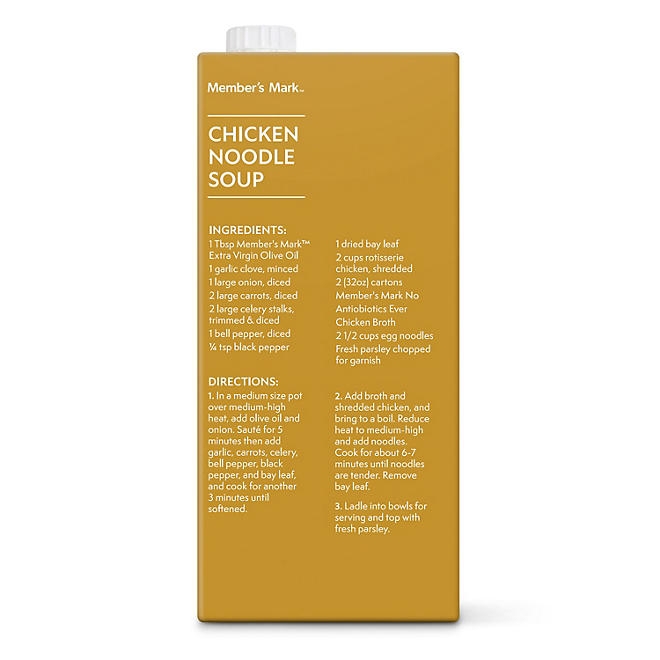 Member's Mark Chicken Broth, 32 oz., 6 pk. - Image 4