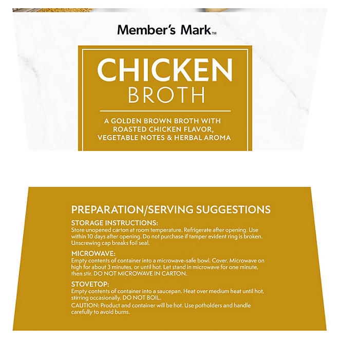 Member's Mark Chicken Broth, 32 oz., 6 pk. - Image 6