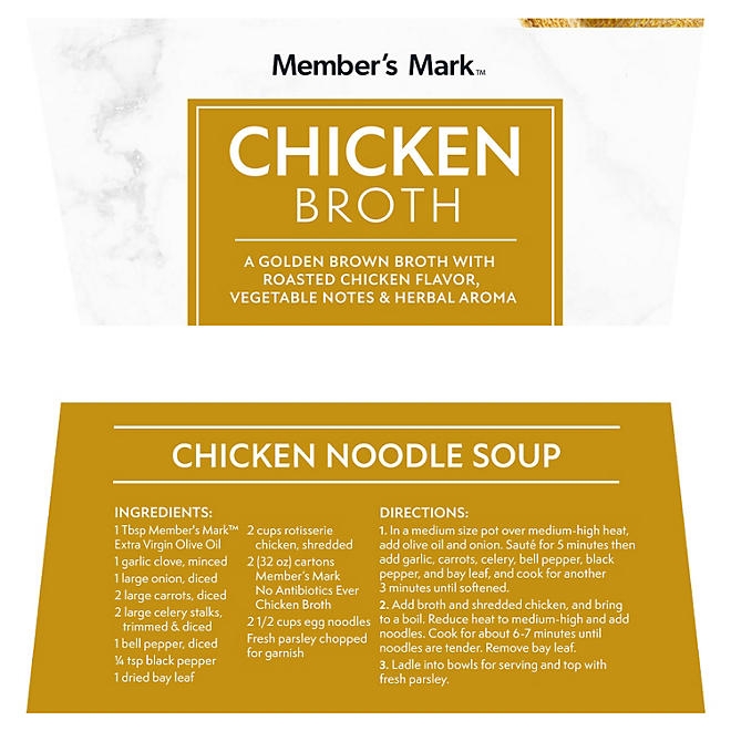 Member's Mark Chicken Broth, 32 oz., 6 pk. - Image 7