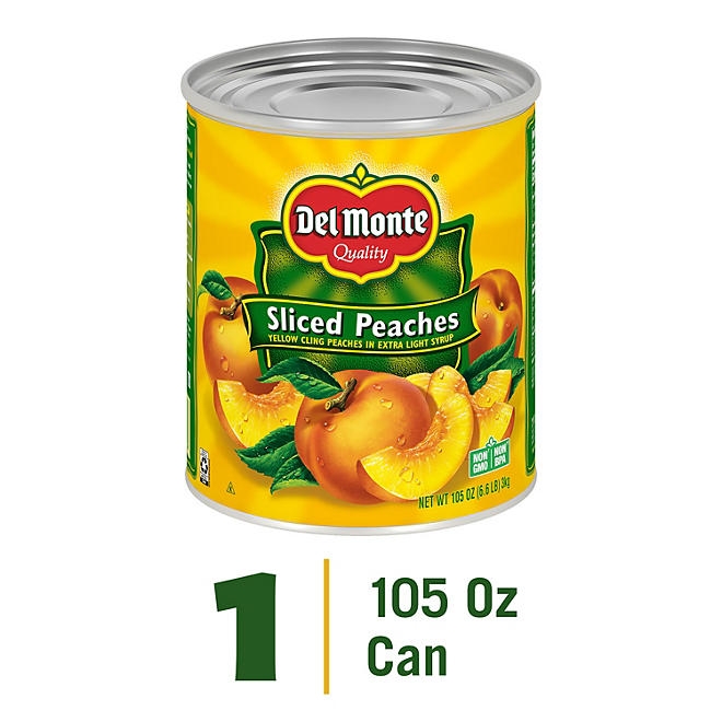 Del Monte Lite Sliced Peaches 105 oz. - Image 3