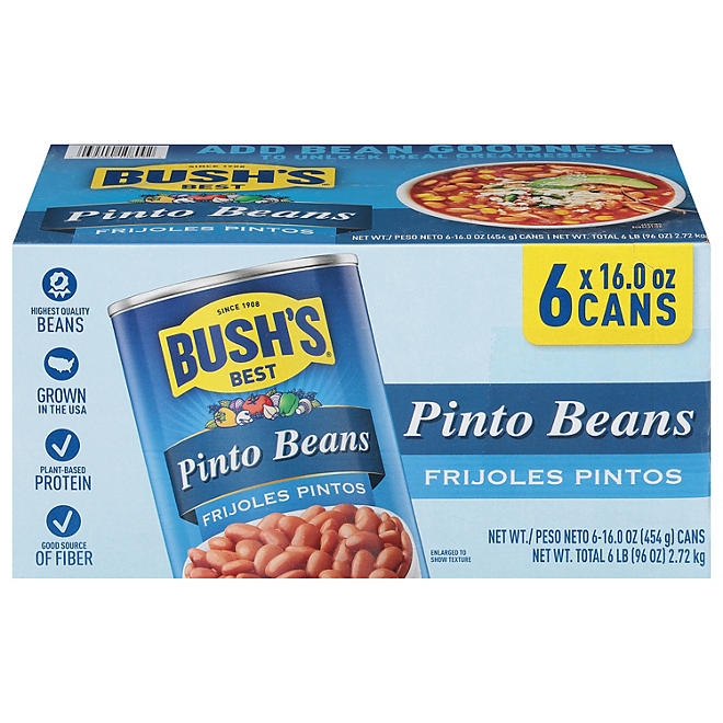 Bush's Pinto Beans 16 oz., 6 pk. - Image 2