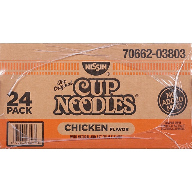 Nissin Cup Noodles, Chicken Flavor 2.25 oz., 24 ct. - Image 6