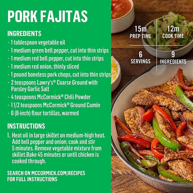 Lawry's Coarse Ground Garlic Salt with Parsley 33 oz. - Image 6