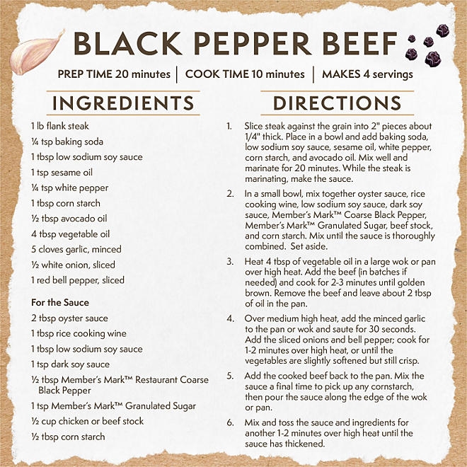 Member's Mark Restaurant Coarse Black Pepper, 18 oz. - Image 6