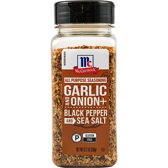 McCormick All Purpose Garlic Onion Black Pepper Sea Salt, 9.12 oz. - Image 2