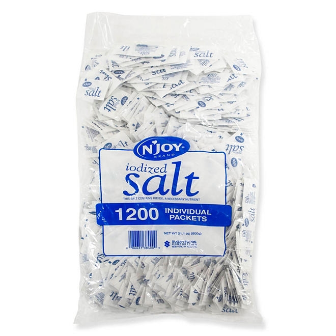 N'Joy Iodized Salt .5 g., 1,200 ct. - Image 2