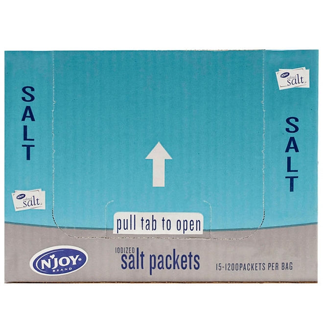 N'Joy Iodized Salt .5 g., 1,200 ct. - Image 3