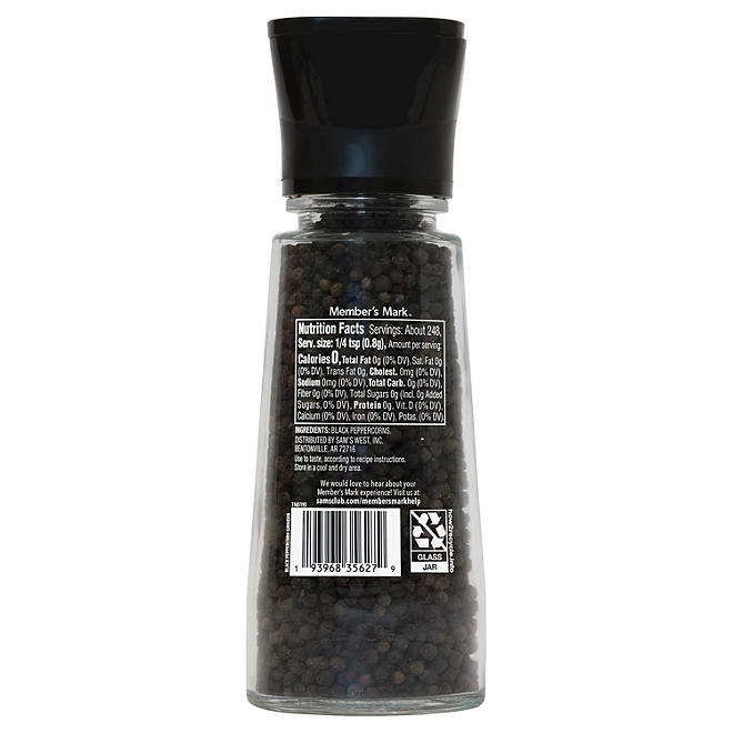 Member's Mark Black Pepper Grinder, 7 oz. - Image 7