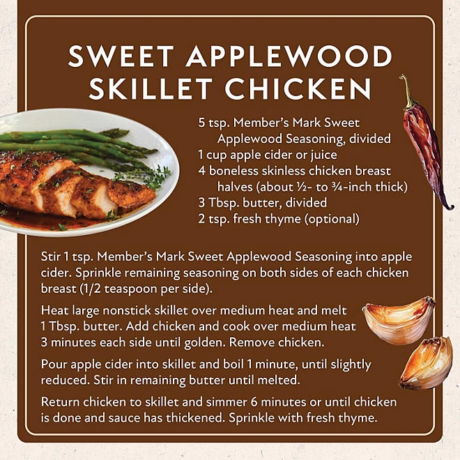 Member&rsquos Mark Sweet Applewood Seasoning Blend, 9.7 oz. - Image 5