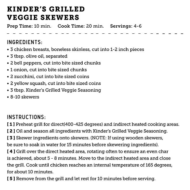 Kinder's Grilled Veggie Seasoning, 9.8 oz. - Image 7