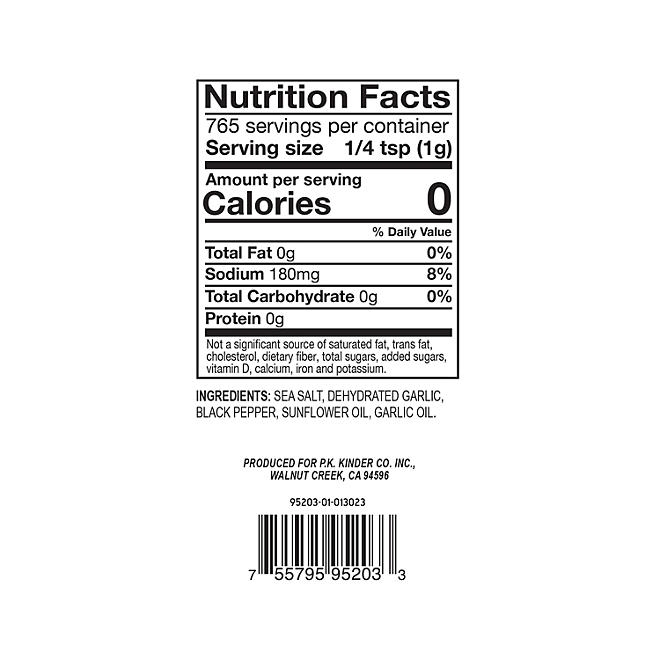 Kinder's The Blend Seasoning Salt, Pepper and Garlic, 27 oz. - Image 3