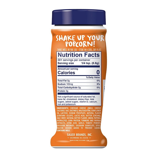 Kernel Season's Flavored Popcorn Seasoning, Nacho Cheddar, 8.5 oz. - Image 5