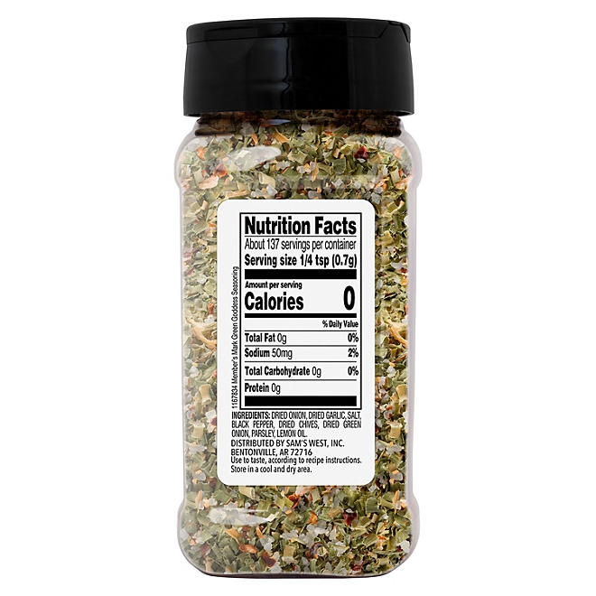 Member&rsquos Mark Green Goddess Seasoning, 3.4 oz. - Image 3