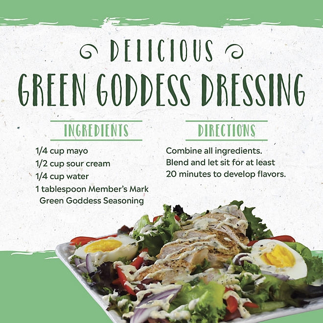 Member&rsquos Mark Green Goddess Seasoning, 3.4 oz. - Image 5