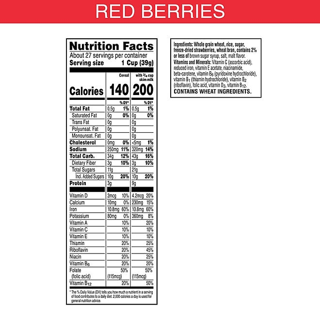 Special K Red Berries Cereal, 38 oz. - Image 3