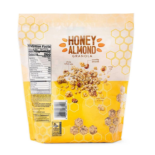 Member's Mark Honey Almond Granola, 32 oz. - Image 5