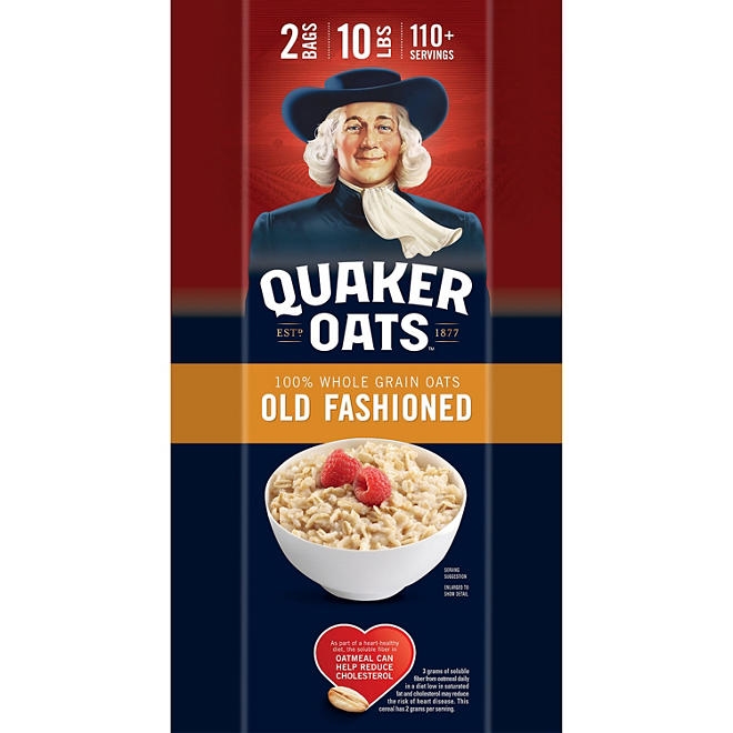 Quaker Old Fashioned Oats 160 oz., 2 pk. - Image 6