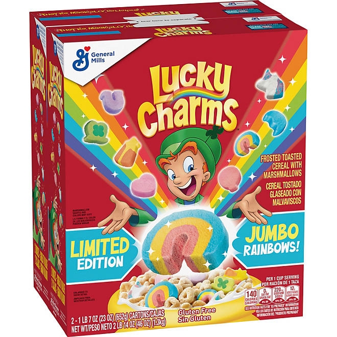 Lucky Charms with Marshmallows, 23 oz., 2 pk. - Image 2