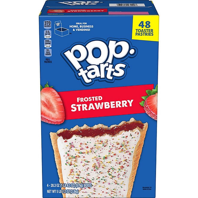 Pop-Tarts Frosted Strawberry, 48 ct. - Image 2