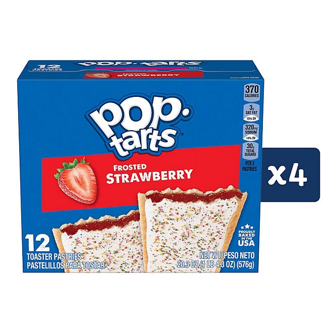 Pop-Tarts Frosted Strawberry, 48 ct. - Image 4