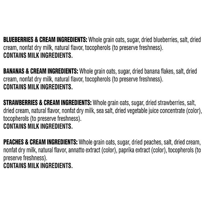 Quaker Instant Oatmeal Fruit & Cream, Variety Pack 1.05 oz., 40 pk. - Image 4