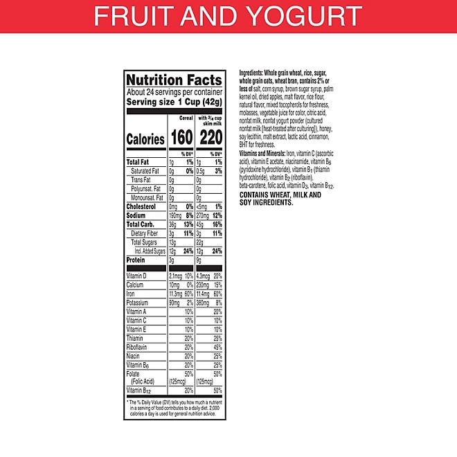 Special K Cereal, Fruit and Yogurt, 37 oz. - Image 3