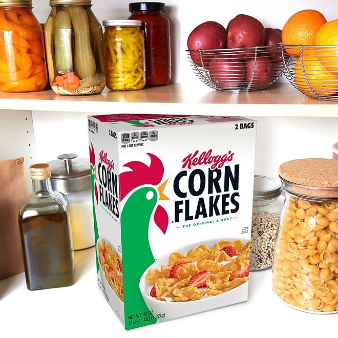 Kellogg's Corn Flakes Breakfast Cereal 43 oz. - Image 5