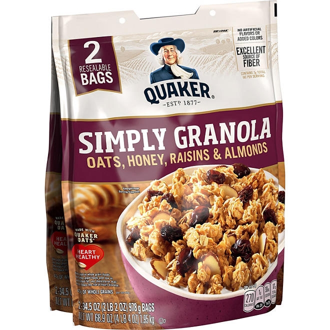 Quaker Simply Granola, 34.5 oz., 2 pk. - Image 5