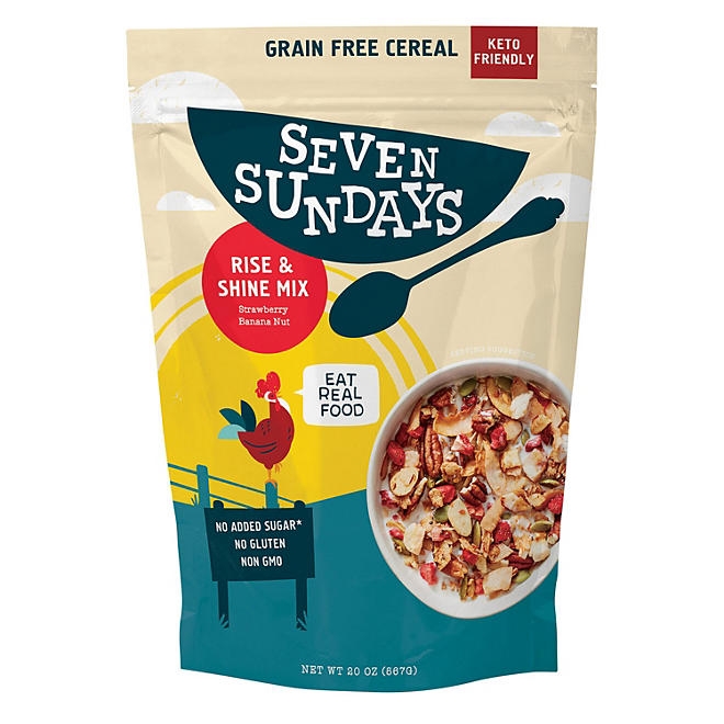Seven Sundays Keto Rise and Shine Granola Cereal, 20 oz. - Image 2
