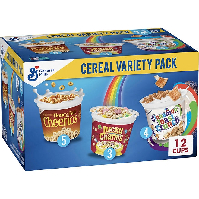 General Mills Cereal Cups, Variety Pack, 12 pk. - Image 2