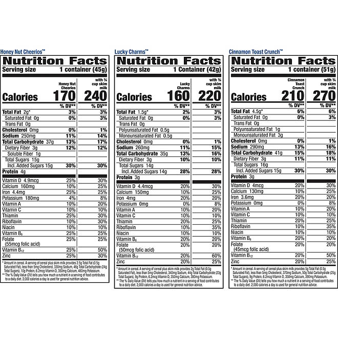 General Mills Cereal Cups, Variety Pack, 12 pk. - Image 3