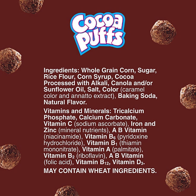 Cocoa Puffs Chocolate Cereal, 39.25 oz. - Image 4