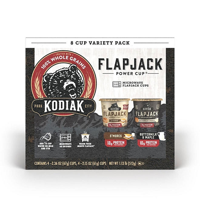 Kodiak Cakes Flapjack Power Cups, Variety Pack, 8 pk. - Image 2