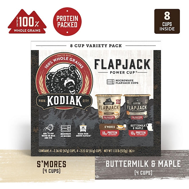 Kodiak Cakes Flapjack Power Cups, Variety Pack, 8 pk. - Image 5