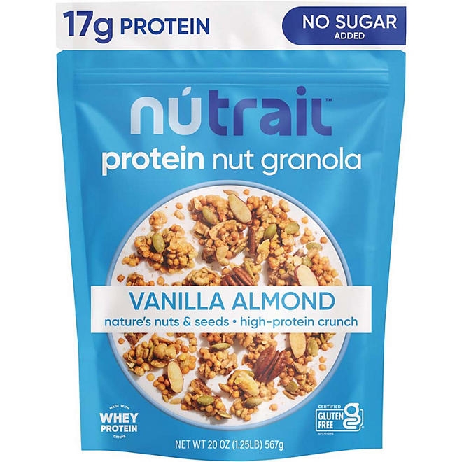 NuTrail Vanilla Almond Protein Granola, 20 oz. - Image 2