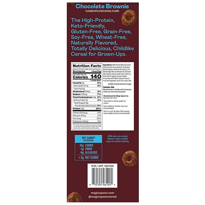 Magic Spoon Chocolate Brownie Cereal, 14 oz. - Image 3