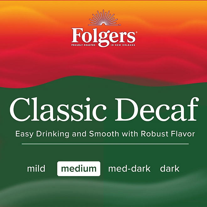 Folgers Decaffeinated Classic Roast Ground Coffee, 28.8 oz. - Image 5