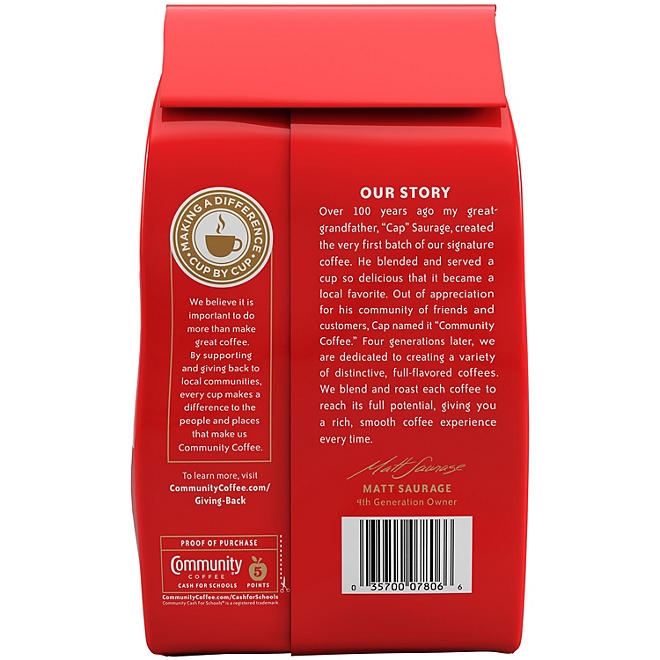 Community Coffee Ground Coffee & Chicory, 40 oz. - Image 5