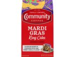 Community Coffee Ground Coffee, Mardi Gras King Cake, 32 oz.