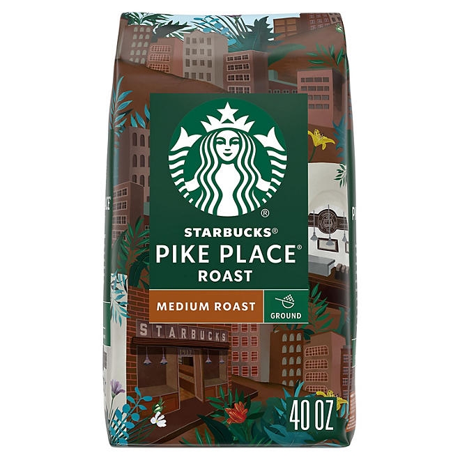 Starbucks Pike Place Medium Roast Ground Coffee, 40 oz. - Image 2