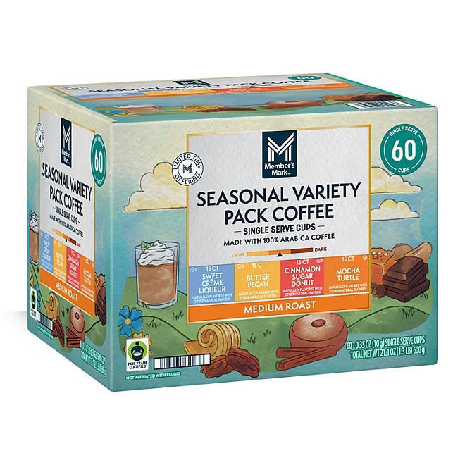 Member's Mark Medium Roast Spring Seasonal Coffee Pods, Variety Pack, 60 pk. - Image 7