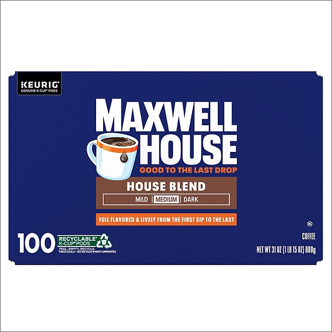 Maxwell House House Blend Medium K-Cup Coffee Pods 100 ct. - Image 2