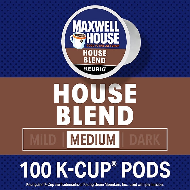 Maxwell House House Blend Medium K-Cup Coffee Pods 100 ct. - Image 5