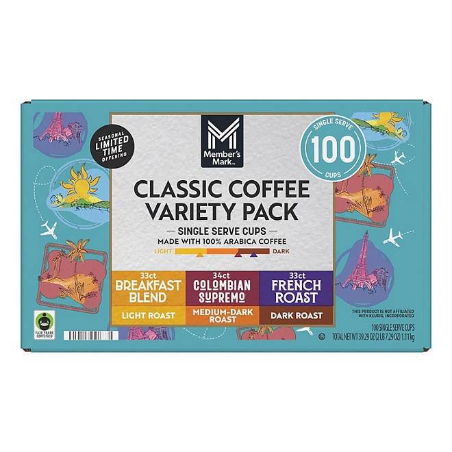 Member's Mark Classic Variety Pack Coffee Pods, 100 ct. - Image 4