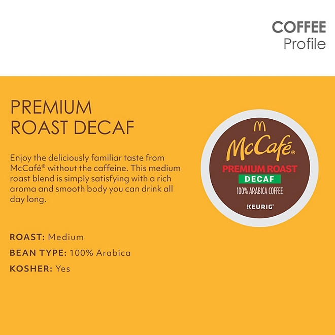 McCafe Decaf Premium Medium Roast K-Cup Coffee Pods, 94 ct. - Image 4
