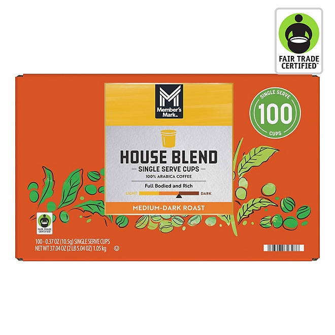 Member's Mark House Blend Medium Roast Coffee Pods, 100 ct. - Image 2